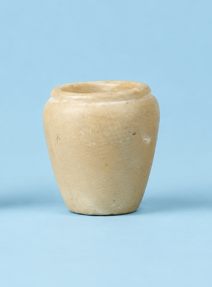 Egyptian Alabaster Kohl Vessel