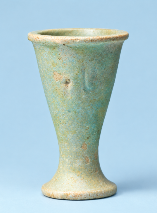 Egyptian Faience Cosmetic Cup