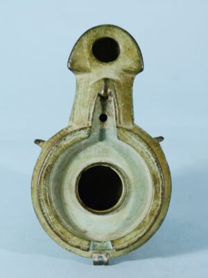 Roman Bronze Oil Lamp
