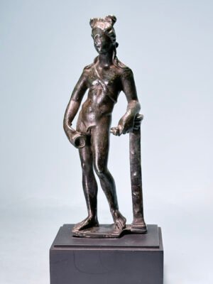 Roman Bronze Nude Apollo