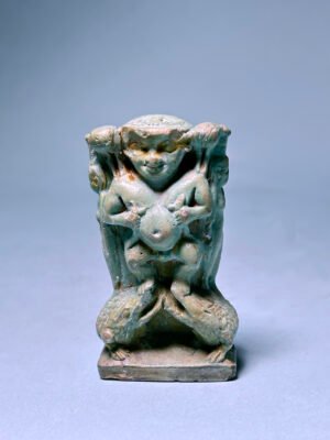 Egyptian Faience Pataikos Amulet