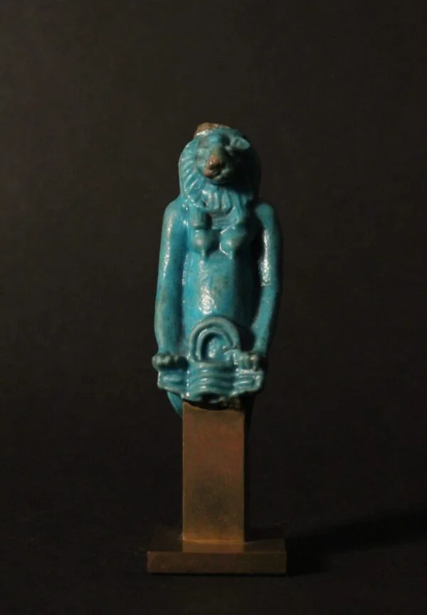 Egyptian Faience Lion-Headed Taweris – view 2
