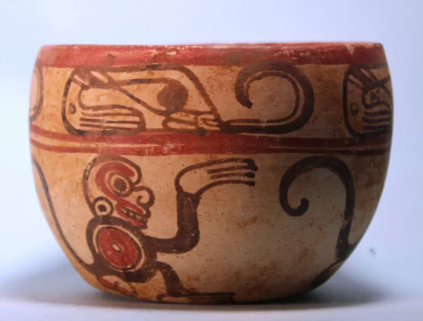 Maya Pair of Bowls with Monkeys – view 4