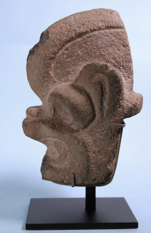 Veracruz Stone Jaguar Head Hacha – view 4