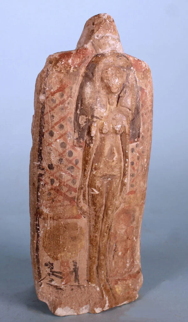 Egyptian Limestone Fertility Figure – view 3