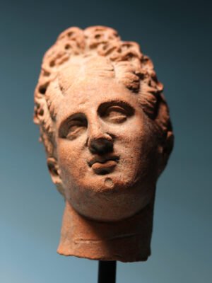 Greek Terracotta Head of a Woman