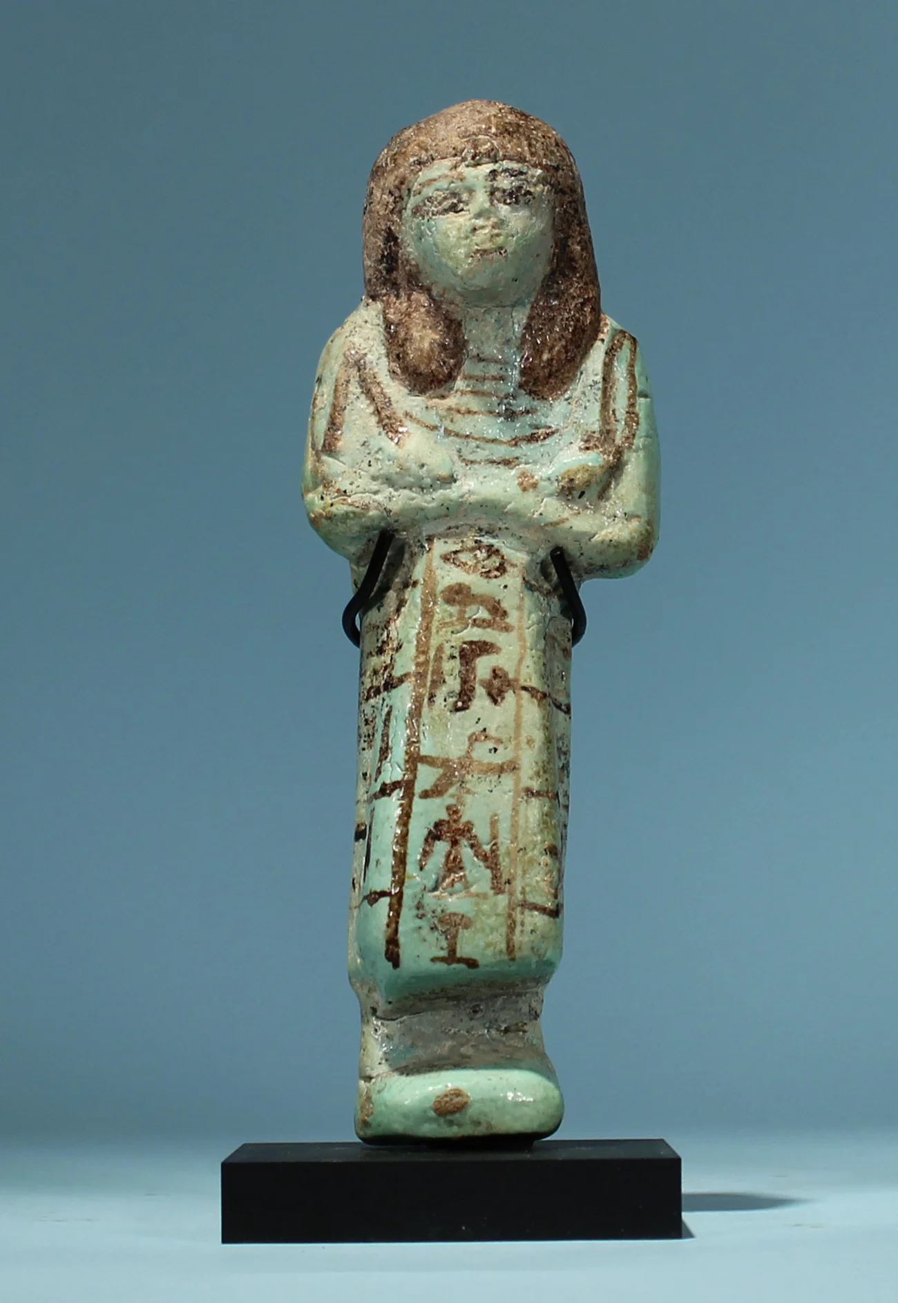 Egyptian Faience Shabti: Vizier Paser