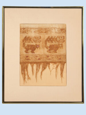 Chancay Textile with Felines