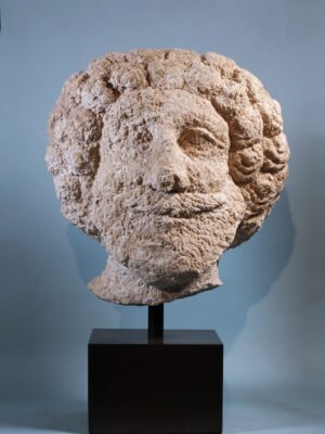 Parthian Limestone Head of Man