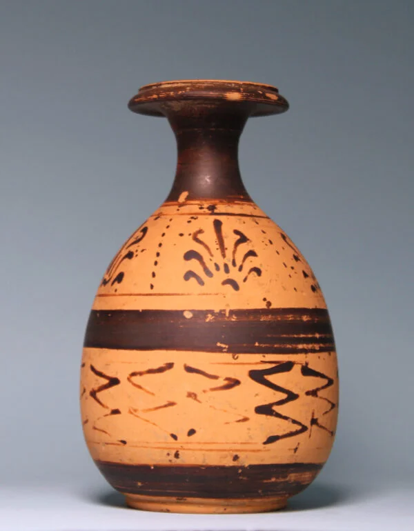 Campanian Pottery Flask – view 2