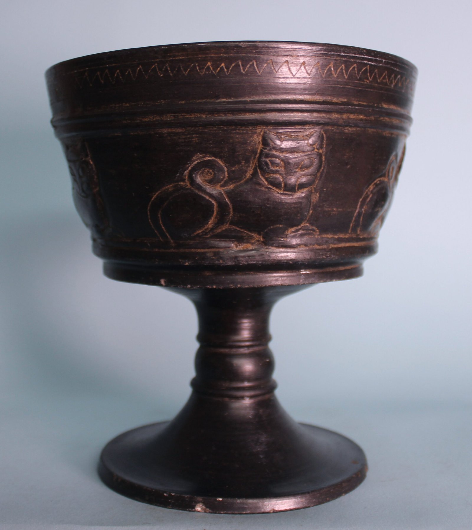 Etruscan Bucchero Chalice - Hixenbaugh Ancient Art