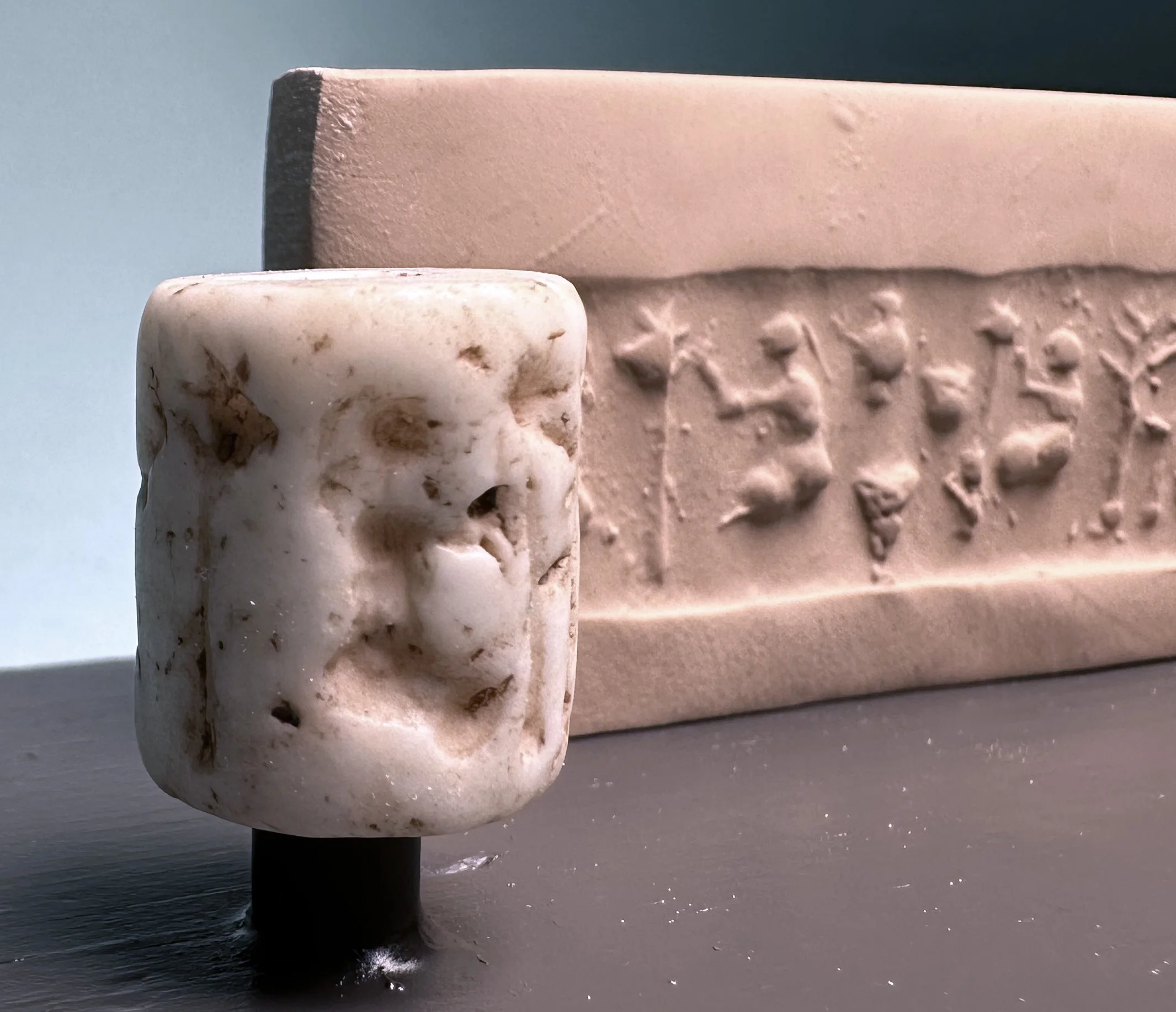 Sumerian Cylinder Seal – view 3