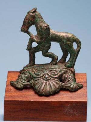 Greek Bronze Horse and Groom