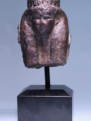 Egyptian Bronze Bust of Isis