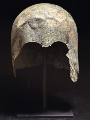 Greek Bronze Corinthian Helmet