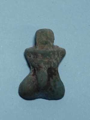 Roman-Egyptian Faience Phallic Amulet