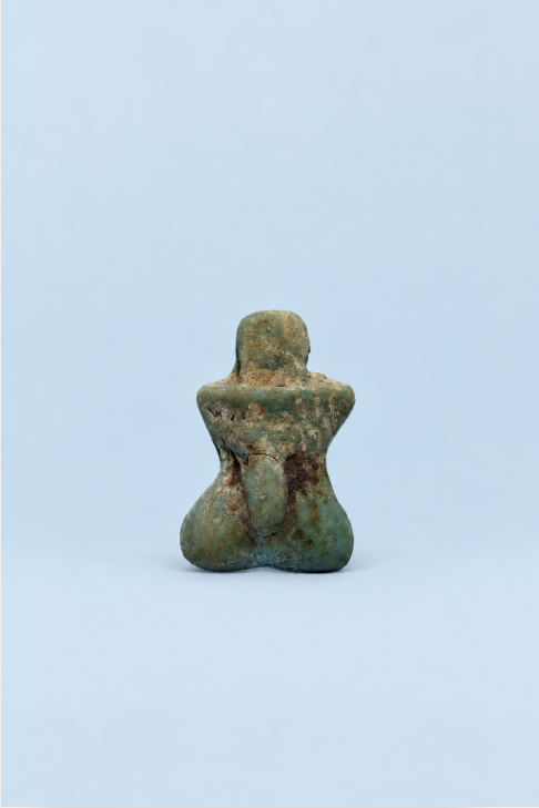 Roman-Egyptian Faience Phallic Amulet