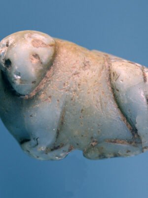 Sumerian Anhydrite Bull Stamp Seal