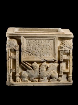 Roman Marble Cinerarium