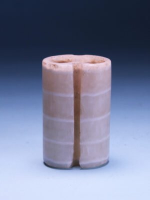 Egyptian Alabaster Double Kohl Tube
