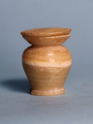 Egyptian Alabaster Kohl Vessel