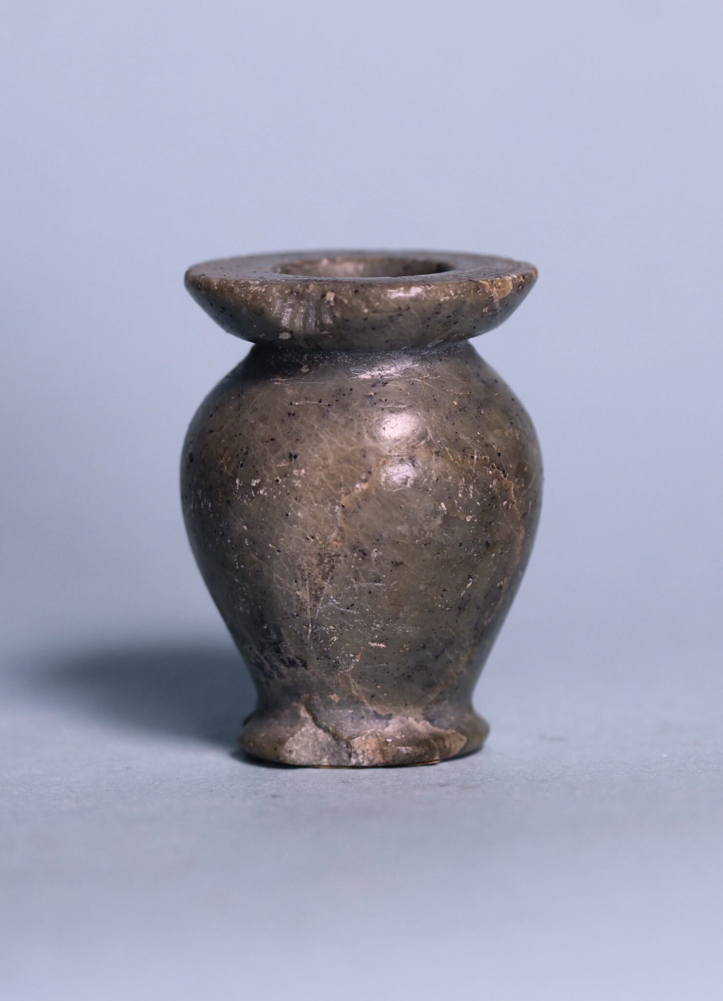 Egyptian Gray Marble Kohl Vessel - Hixenbaugh Ancient Art