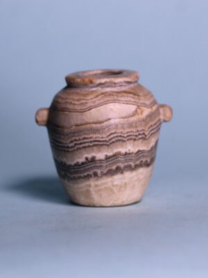 Egyptian Banded Stone Vessel