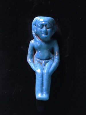 Egyptian Faience Harpokrates Amulet