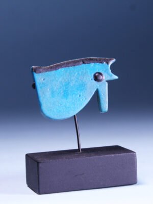 Egyptian Faience Wedjat Eye Amulet