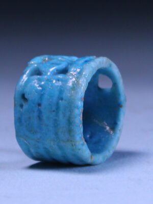 Egyptian Faience Openwork Ring