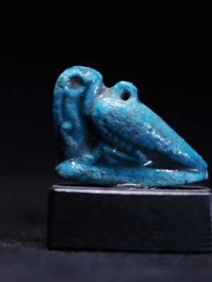 Egyptian Faience Ibis Amulet