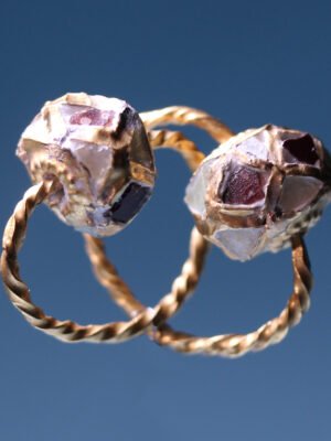 Merovingian Gold and Garnet Earrings