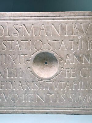 Roman Marble Cinerarium Lid