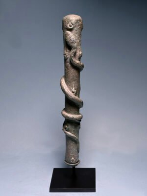 Greek Bronze Staff of Ascelpius