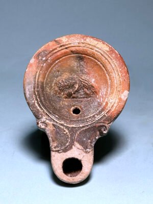 Roman Oil Lamp: Hedgehog