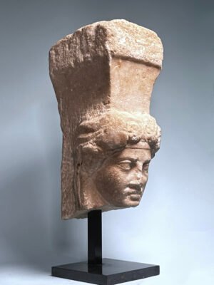 Roman Marble Trapezophorus: Dionysos
