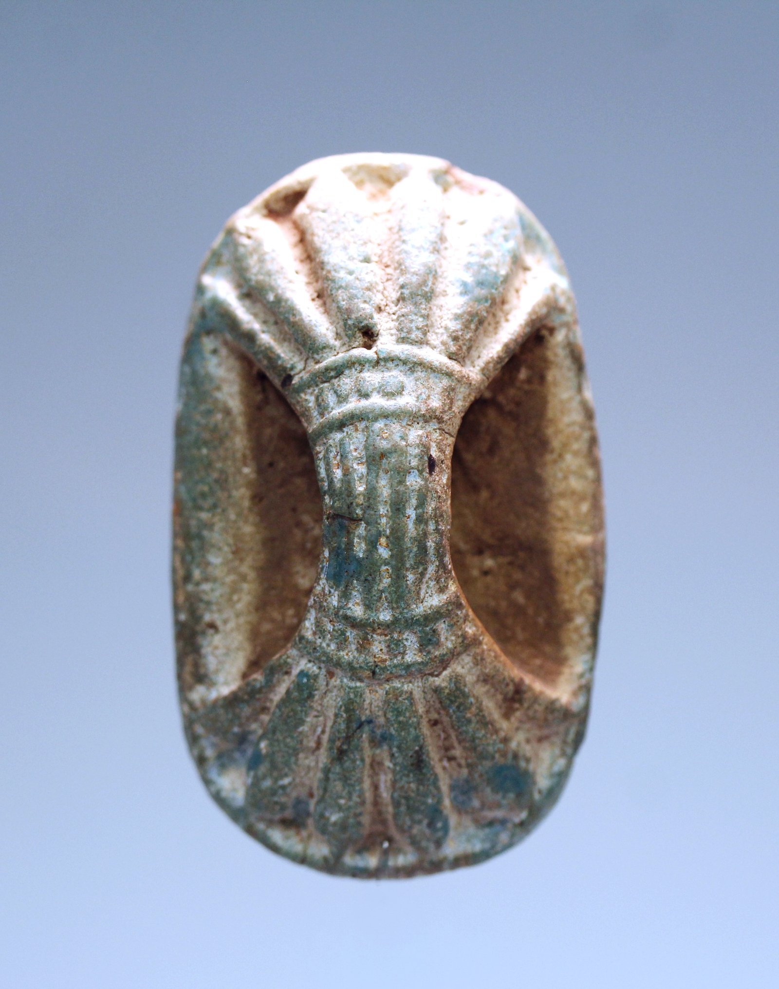 Egyptian Faience Stamp Seal Amulet – view 2