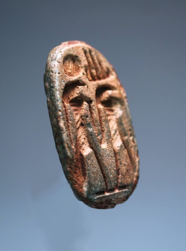 Egyptian Faience Stamp Seal Amulet – view 3