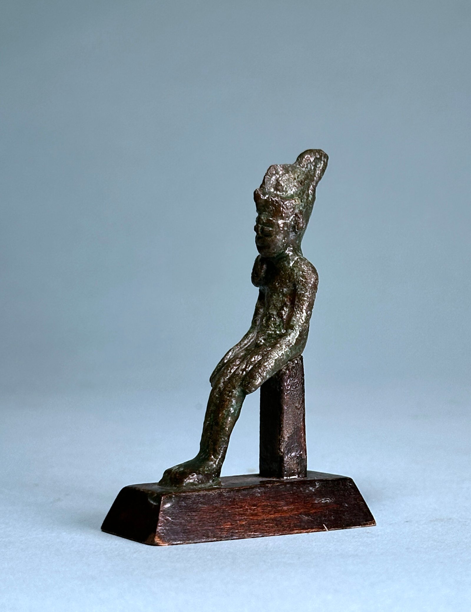 Egyptian Bronze Harpokrates – view 2