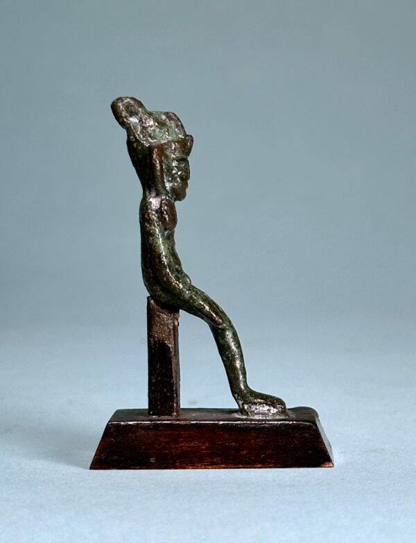 Egyptian Bronze Harpokrates – view 4